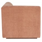 Lilou Nectarine Fabric Modular Sofa Corner