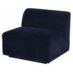 Lilou Twilight Fabric Modular Sofa Armless