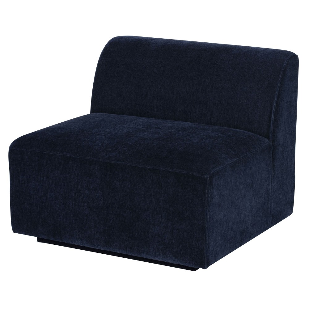 Lilou Twilight Fabric Modular Sofa Armless