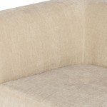 Parla Almond Fabric Modular Sofa Chaise Right