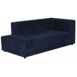 Parla Twilight Fabric Modular Sofa Chaise Left