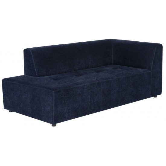 Parla Twilight Fabric Modular Sofa Chaise Left