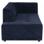 Parla Twilight Fabric Modular Sofa Chaise Left