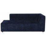 Parla Twilight Fabric Modular Sofa Chaise Left