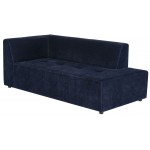 Parla Twilight Fabric Modular Sofa Chaise Right