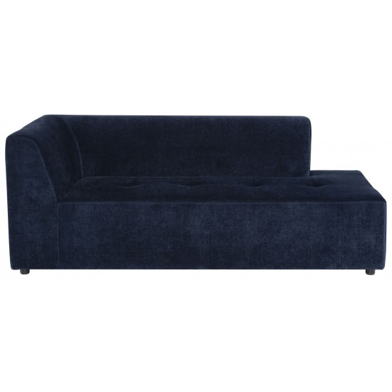 Parla Twilight Fabric Modular Sofa Chaise Right