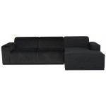 Leo Shadow Grey Fabric Sectional Sofa, HGSC908