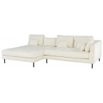 Gigi Coconut Fabric Modular Sofa Right