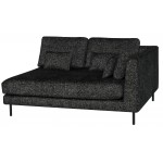 Gigi Salt & Pepper Fabric Modular Sofa Right