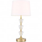 Elegant Decor Mae 1 Light Brass Table Lamp