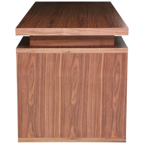 Benjamin Walnut Wood Desk