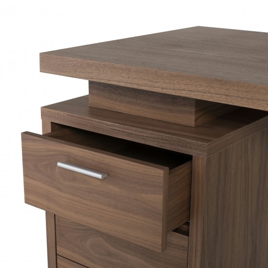 Benjamin Walnut Wood Desk