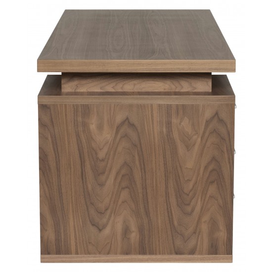 Benjamin Walnut Wood Desk