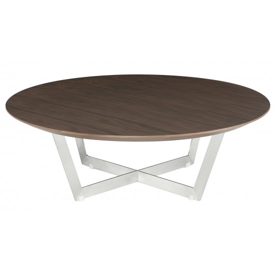 Dixon Walnut Wood Coffee Table