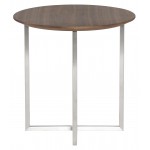 Dixon Walnut Wood Side Table