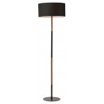 Monroe Black Fabric Floor Lighting