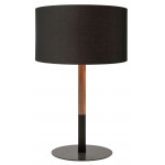 Monroe Black Fabric Table Lighting