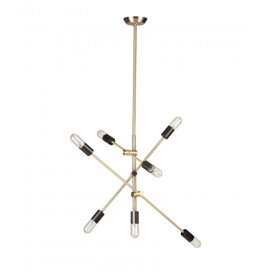 Byron Antique Brass Metal Pendant Lighting