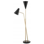 Celika Black Metal Floor Lighting