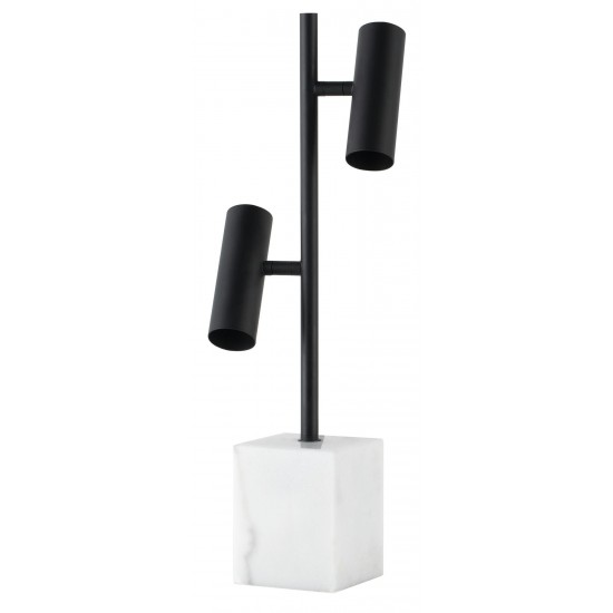 Dane Black Metal Table Lighting