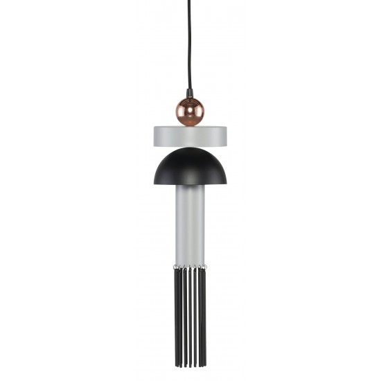 Flora Concrete Grey Metal Pendant Lighting