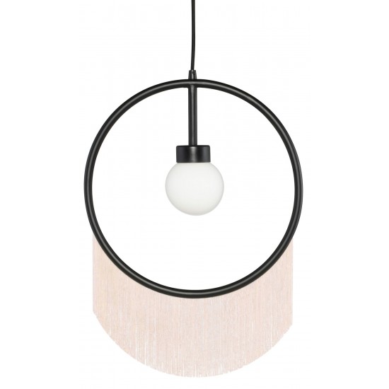 Blanca Blush Fabric Pendant Lighting