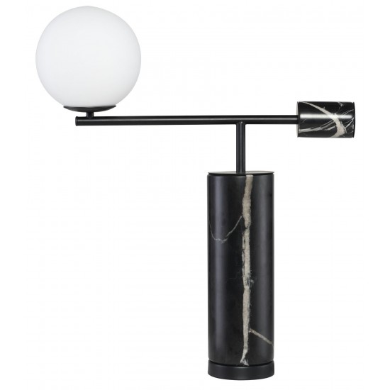 Justine Black Stone Table Lighting