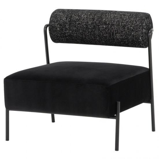 Marni Salt & Pepper Fabric Occasional Chair