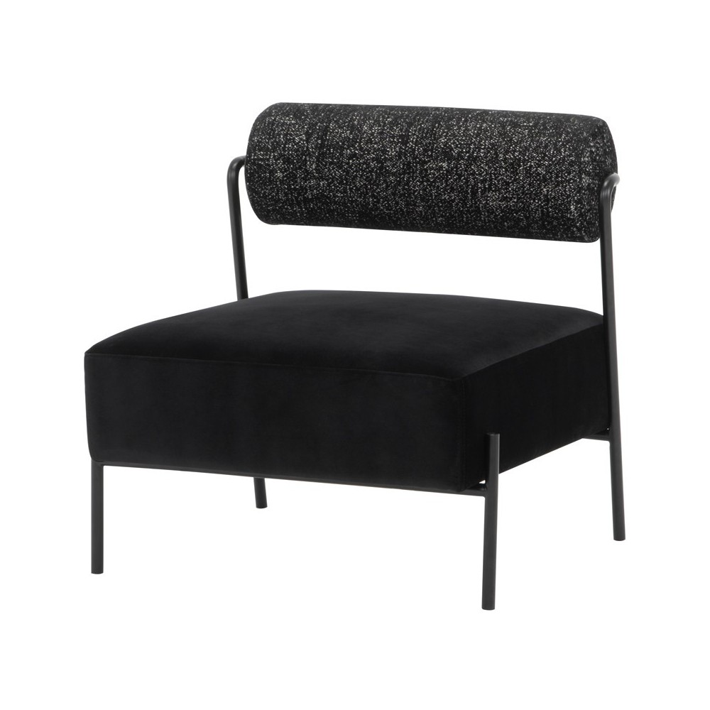 Marni Salt & Pepper Fabric Occasional Chair Marni Salt & Pepper Fabric Occasional Chair