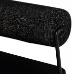 Marni Salt & Pepper Fabric Occasional Bench