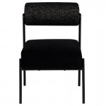 Marni Salt & Pepper Fabric Dining Chair