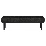 Arlo Salt & Pepper Fabric Occasional Bench