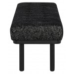 Arlo Salt & Pepper Fabric Occasional Bench