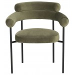 Portia Safari Fabric Dining Chair