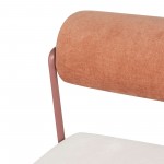 Marni Oyster Fabric Occasional Bench, HGSN165