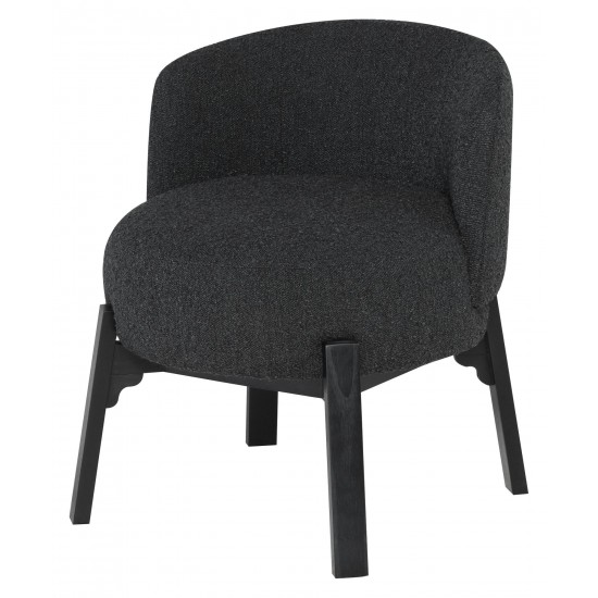 Adelaide Licorice Boucle Fabric Dining Chair