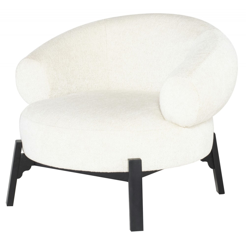 Romola Coconut Fabric Occasional Chair Romola Coconut Fabric Occasional Chair
