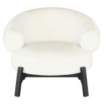 Romola Coconut Fabric Occasional Chair