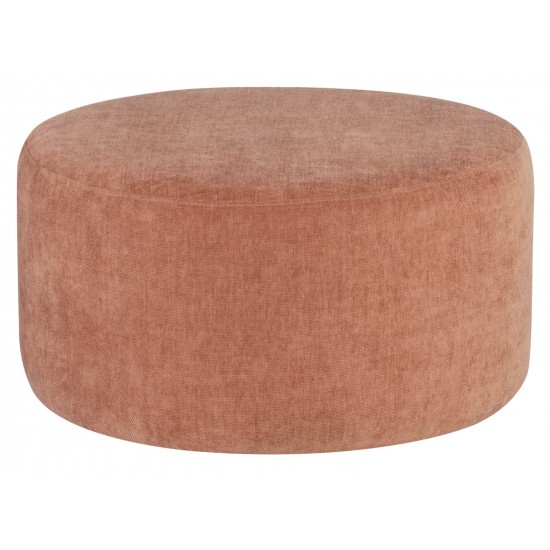 Robbie Nectarine Fabric Sofa Ottoman