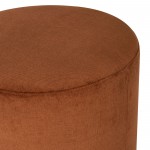 Robin Terracotta Fabric Sofa Ottoman