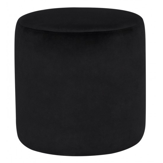 Robin Black Fabric Sofa Ottoman