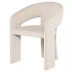 Anise Shell Fabric Dining Chair