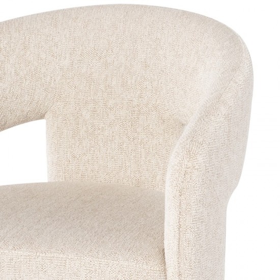 Anise Shell Fabric Dining Chair