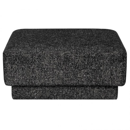 Seraphina Salt & Pepper Fabric Modular Sofa Ottoman