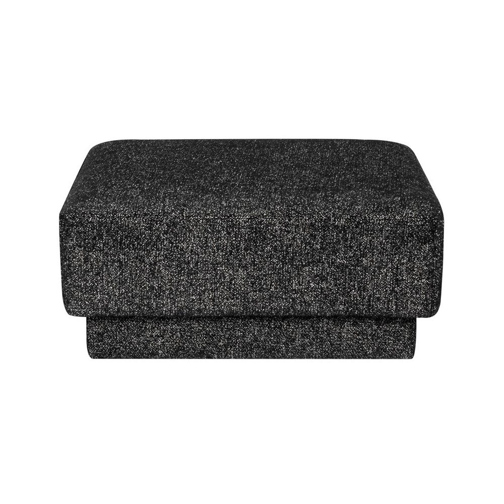 Seraphina Salt & Pepper Fabric Modular Sofa Ottoman