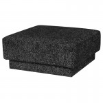 Seraphina Salt & Pepper Fabric Modular Sofa Ottoman