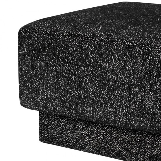 Seraphina Salt & Pepper Fabric Modular Sofa Ottoman