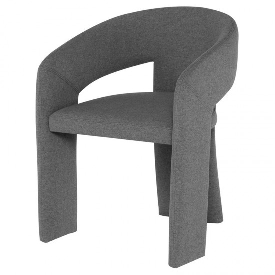 Anise Shale Grey Fabric Dining Chair