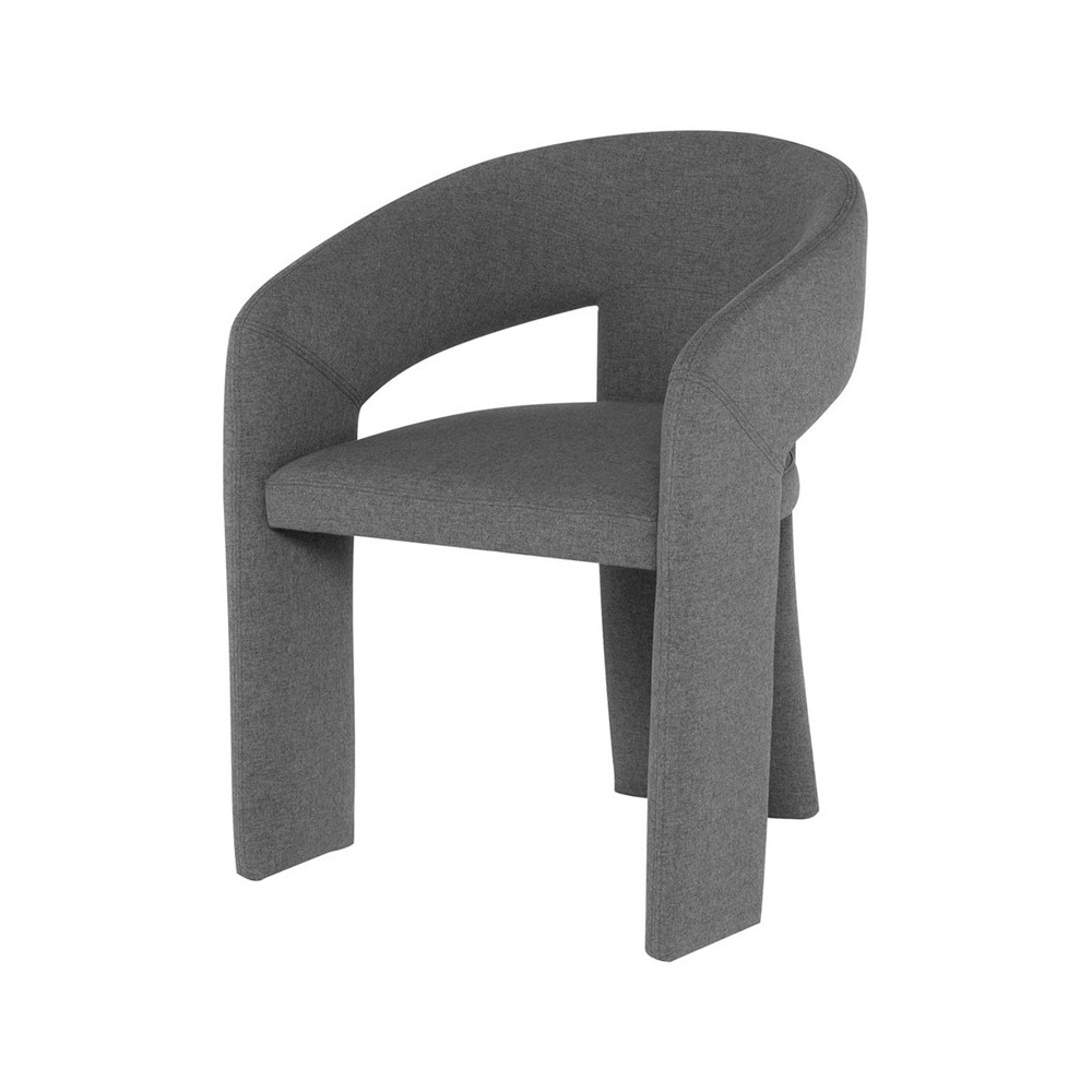 Anise Shale Grey Fabric Dining Chair