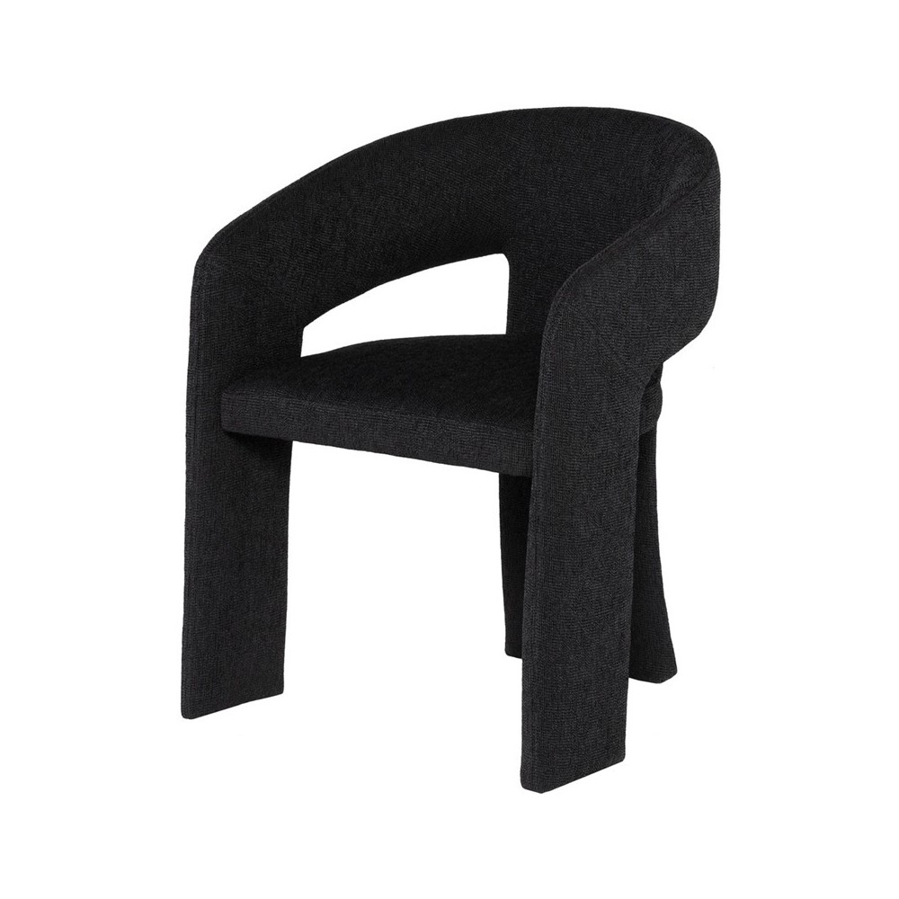 Anise Activated Charcoal Fabric Dining Chair